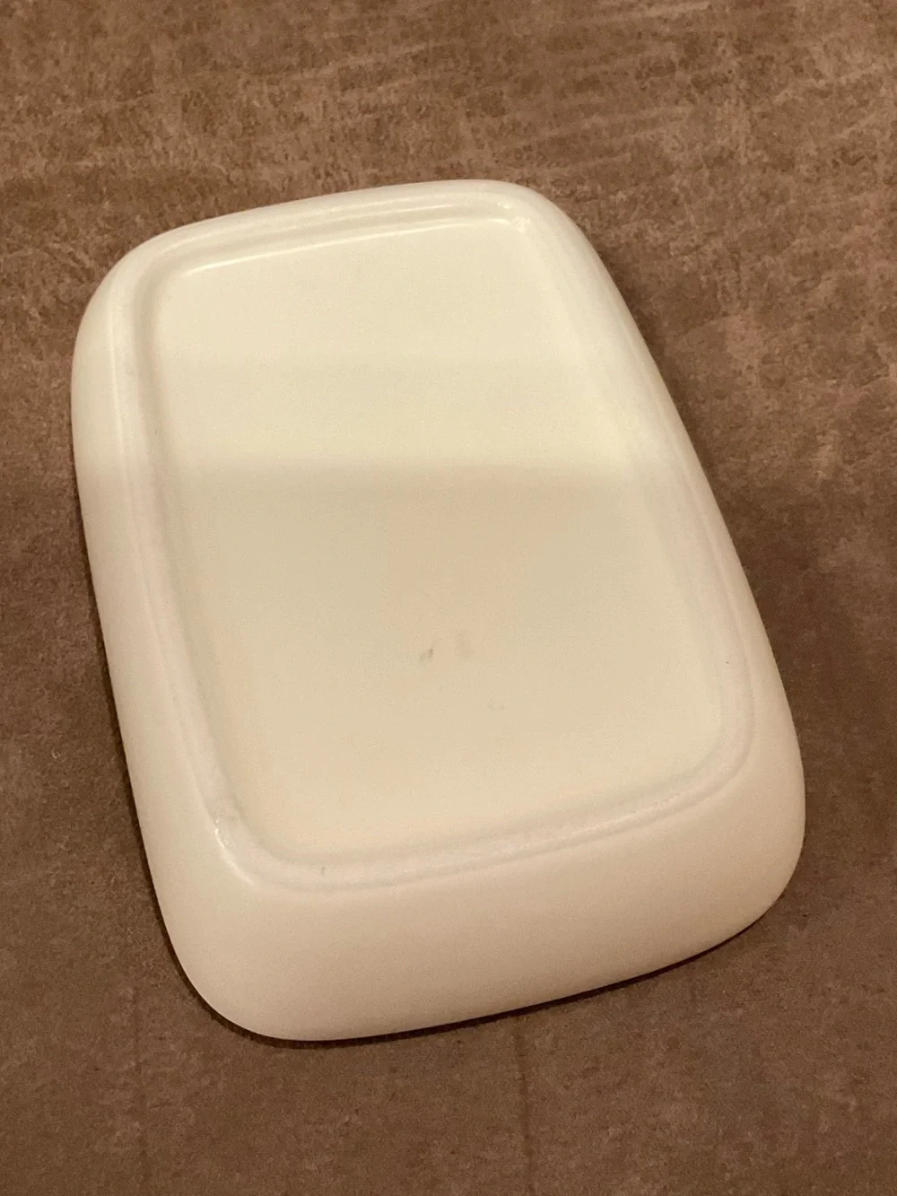 White Ceramic Soap Dish